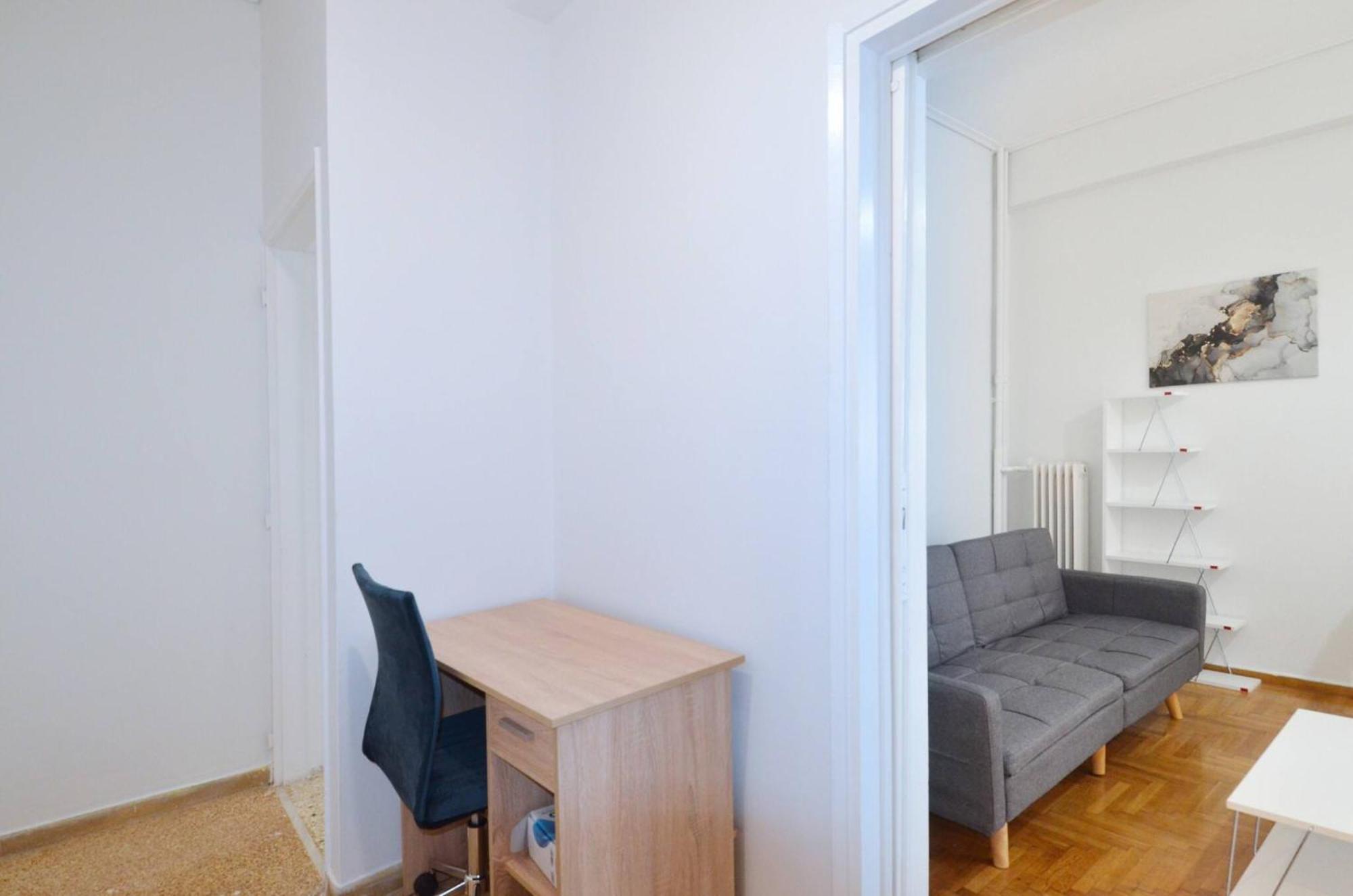 A Cozy Minimal Apartment At Koukaki, Dimitrako... Athén Kültér fotó